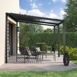 Pergola Bioclimatique sun - Ambiance vue de côté