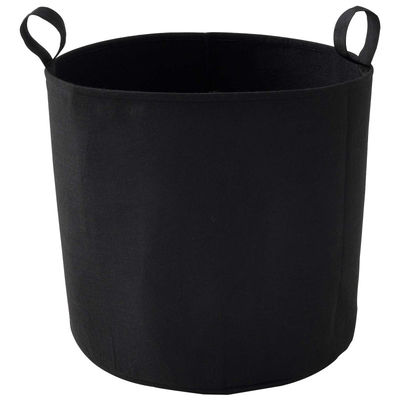 Sac plantation feutre géotextile ø 40 cm 50,3 L Noir - Bag 4 Plant - Vue de face