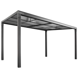 Pergola LINA - 392 x 305 x 262 cm - Vue de 3/4