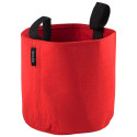 Sac plantation feutre géotextile ø 25 cm 12,3 L rouge - Bag 4 Plant - Vue de 3/4