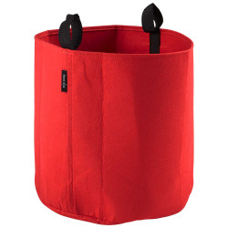 Sac plantation feutre géotextile ø 40 cm 50,3 L rouge - Bag 4 Plant - Vue de 3/4