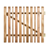 Portillon en bois OBLIK - L100 x l6 x H90 cm - Jardipolys