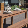 Set de jardin – 1 table 2 bancs BANKET - Jardipolys