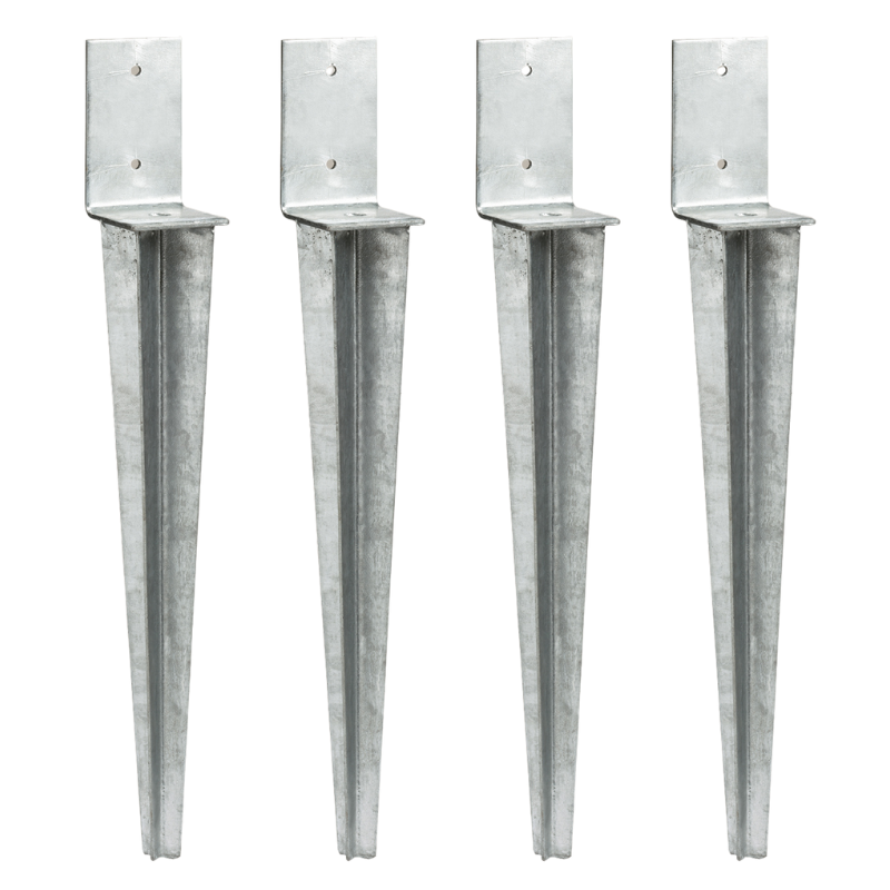 Lot de 4 supports en acier...