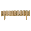 Bordure en bois QUEBEC - L100 x 3 x 35/20 / Ø4 - Jardipolys