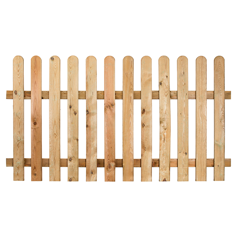 Clôture en bois STACKETTE - L180 x l3,2 x H80 - Jardipolys