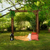 Arche de jardin IPOMEE - L220 x l80 x H215 cm - Jardipolys