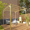 Pergola ANCOLIE - 247 x 300 x 300 cm