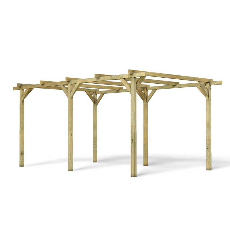 Carport simple en bois...