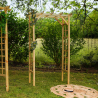 Arche de jardin en bois Passiflore - Jardipolys