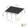 Carport Jean - double - 30,9m²