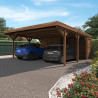 Carport Leon avec annexe - double - 39m²