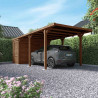 Carport Leon avec annexe - simple - 20,9m²