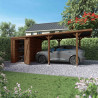 Carport Leon avec annexe - simple - 20,9m²