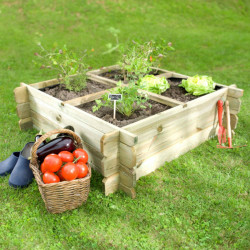 Carré potager au sol Basil 203L