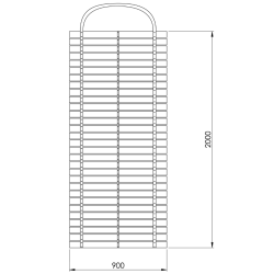 Chemin en bois déroulable Matéa