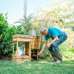 Composteur bac à fleurs 2 en 1 ESSENCIA - 70L - Jardipolys