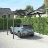 Carport NORA 15 m² - Ambiance vue de 3/4