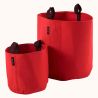 Sac plantation feutre géotextile ø 25 cm 12,3 L rouge - Bag 4 Plant - Taille sac